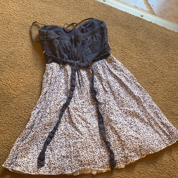 💵3 for $20✅Speechless denim/floral size 3 sundress eyelet lace - Picture 5 of 13